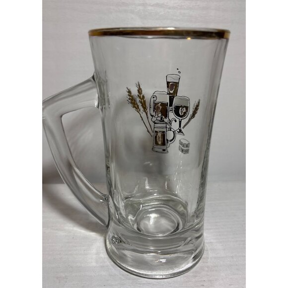Vtg 1960’s Brewer’s Retail Beer Store Ontario Brewed 12 oz Beer Pint Mug Glass - Picture 3 of 8